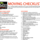 #1 Moving Company - move checklist